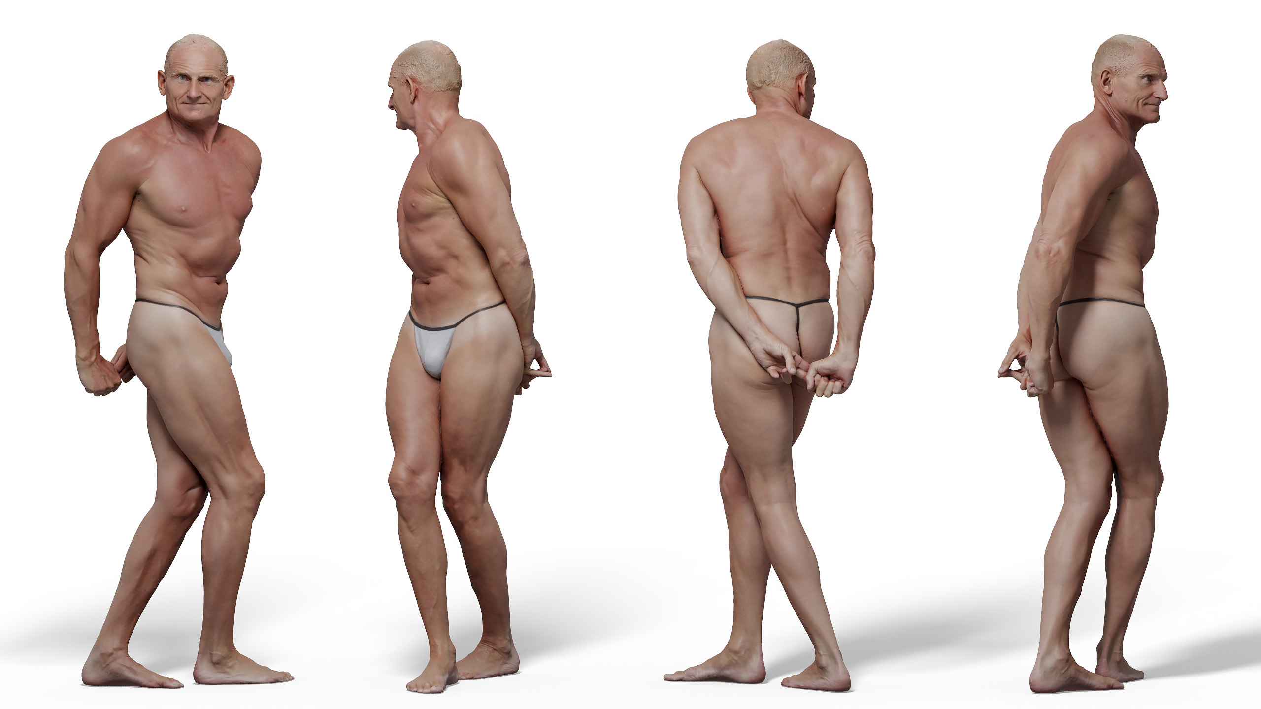 Male Anatomy 3d reference scan download